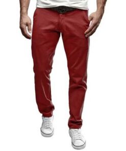 Mens Casual Solid Color Sport Harem Pants