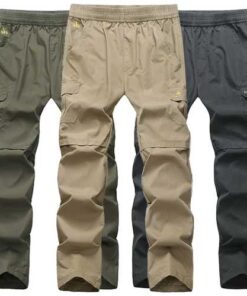 Plus Size M-5XL Outdoors Quick Drying Multi Pocket Pants