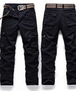 Alternative view of Big Size 30-48 Multi Pocket Cargo Pants Fashion Mens Outdoor Army Casual Cotton Trousers