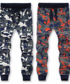 Big Size S-6XL Camouflage Running Drawstring Sweatpants Mens Casual Drawstring pants