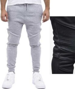 Gym Elastic Skinny Trousers Casual Harem Hip-hop Sweatpants Mens Fitness Jogger Pants