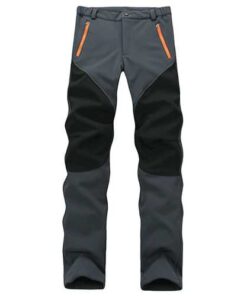 Men's Waterproof Windproof Fleece Ski Trousers