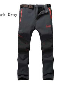Alternative view of Mens Outdoor Elastic Trousers Casual Waterproof Warm Thick Soft Shell Lovers Assault  Pants