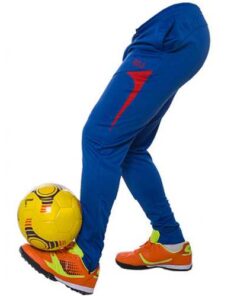 Mens Casual Training Football Sport Pants Elastic Waist Skinny Leg Running Trousers