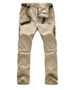 Alternative view of Men's Summer Outdoors Quick Drying Pants Pure Color Detachable Resistant Sun Trousers