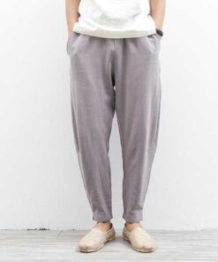 Fashion Loose Linen Cotton Pants