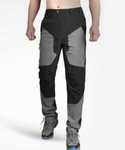 Outdoor Waterproof High Elastic Climbing Trousers Mens
