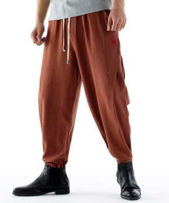 Men's Loose Comfy Retro Cotton Linen Casual Pants