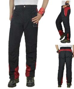 Alternative view of Plus Cashmere Warm Soft Shell Mountaineering Trousers Outdoor Windproof Pants