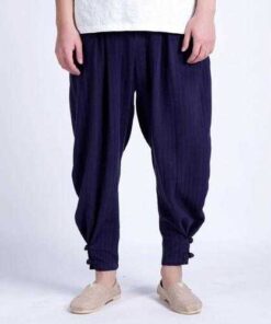 Men's Breathable Casual Small Feet Loose Haren Pants