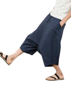 Alternative view of Mens National Style Casual Loose Haren Pants