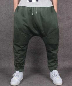 INCERUN Men's Hip Hop Dance Loose Pants