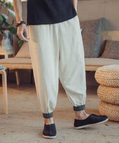 Alternative view of Men's Ethnic Style Vintage Loose Pants
