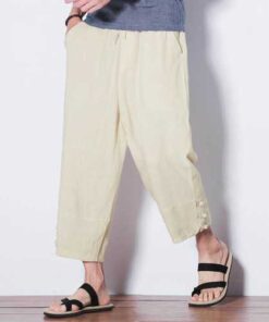 Alternative view of INCERUN Men's Fashion Casual Solid Color Loose Pants