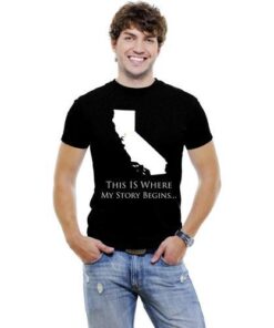 California-This Is Where My Story Begins... Men T-Shirt