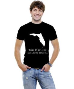 Florida- This Is Where My Story Begins... Men T-Shirts