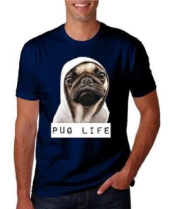 Adult Unisex Pug Life Funny Thug Life T-Shirt