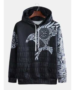 Ethnic Eagle Character Hoodies