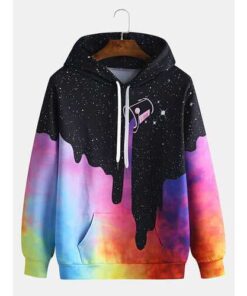 Cool Gradient Drawstring Hoodie