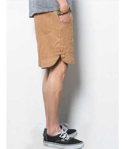 Alternative view of Ethnic 100% Cotton Drawstring Short