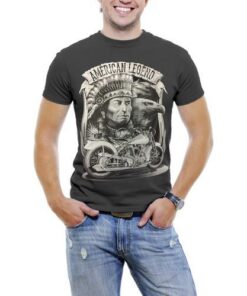 America Legend High Quality Large Graphic Print T-Shirts S-5XL