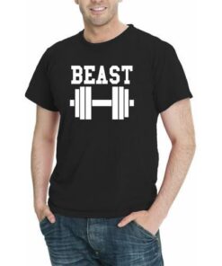 Beast Men Funny T-Shirt Assorted Colors Sizes S-5XL