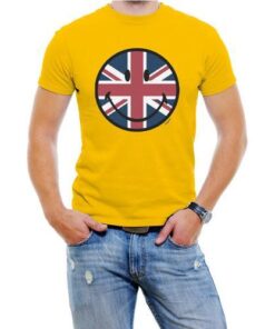 UK Smile Face Men T-Shirt
